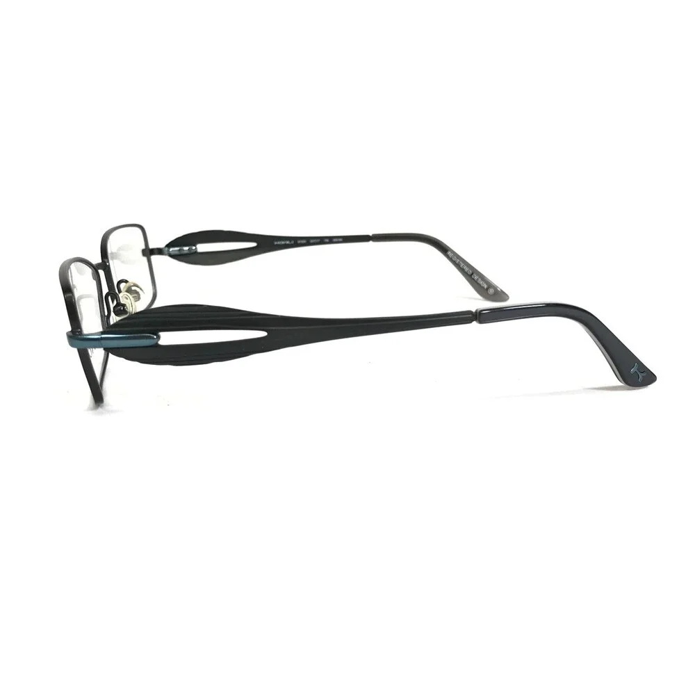 Morel Eyeglasses Frames KOALI 6722K GG195 Black Blue Rectangular 52-17-135
